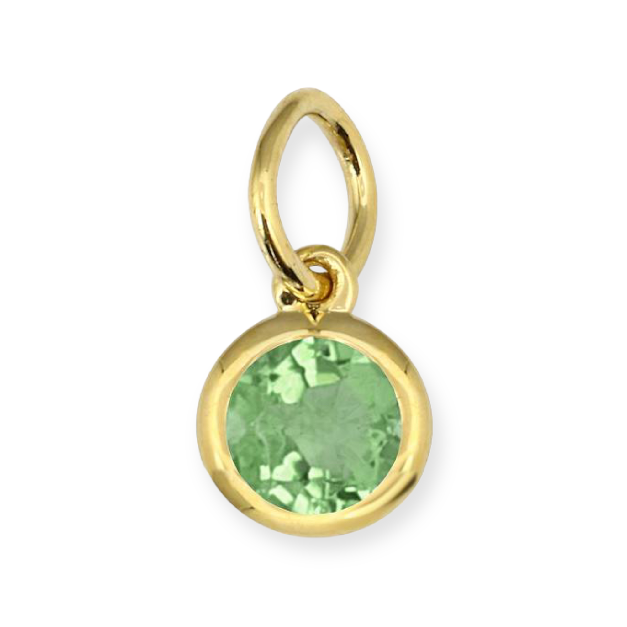 Birthstone Charms - Bezel Setting-Charms & Pendants-Mama Bijoux-[14kgold]-[diamonds]-[heirloom_quality]-MamaBijoux