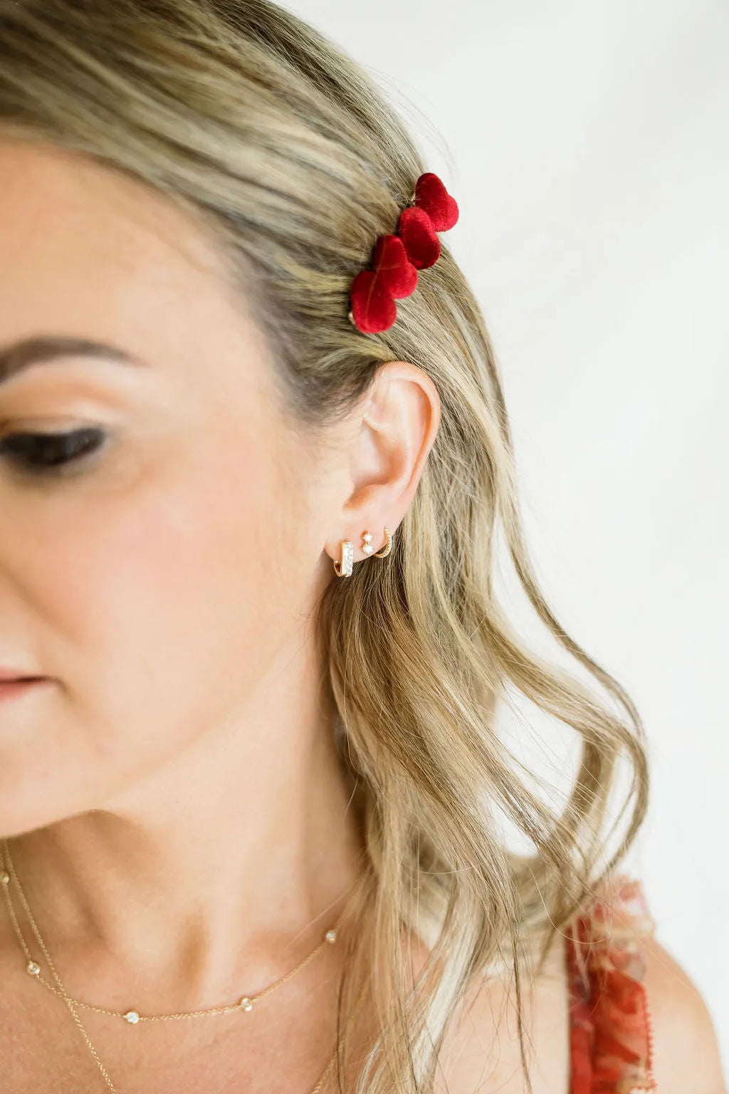 Classic Mini Continuous Diamond Huggies (11mm)-Earrings-Mama Bijoux-[14kgold]-[diamonds]-[heirloom_quality]-MamaBijoux