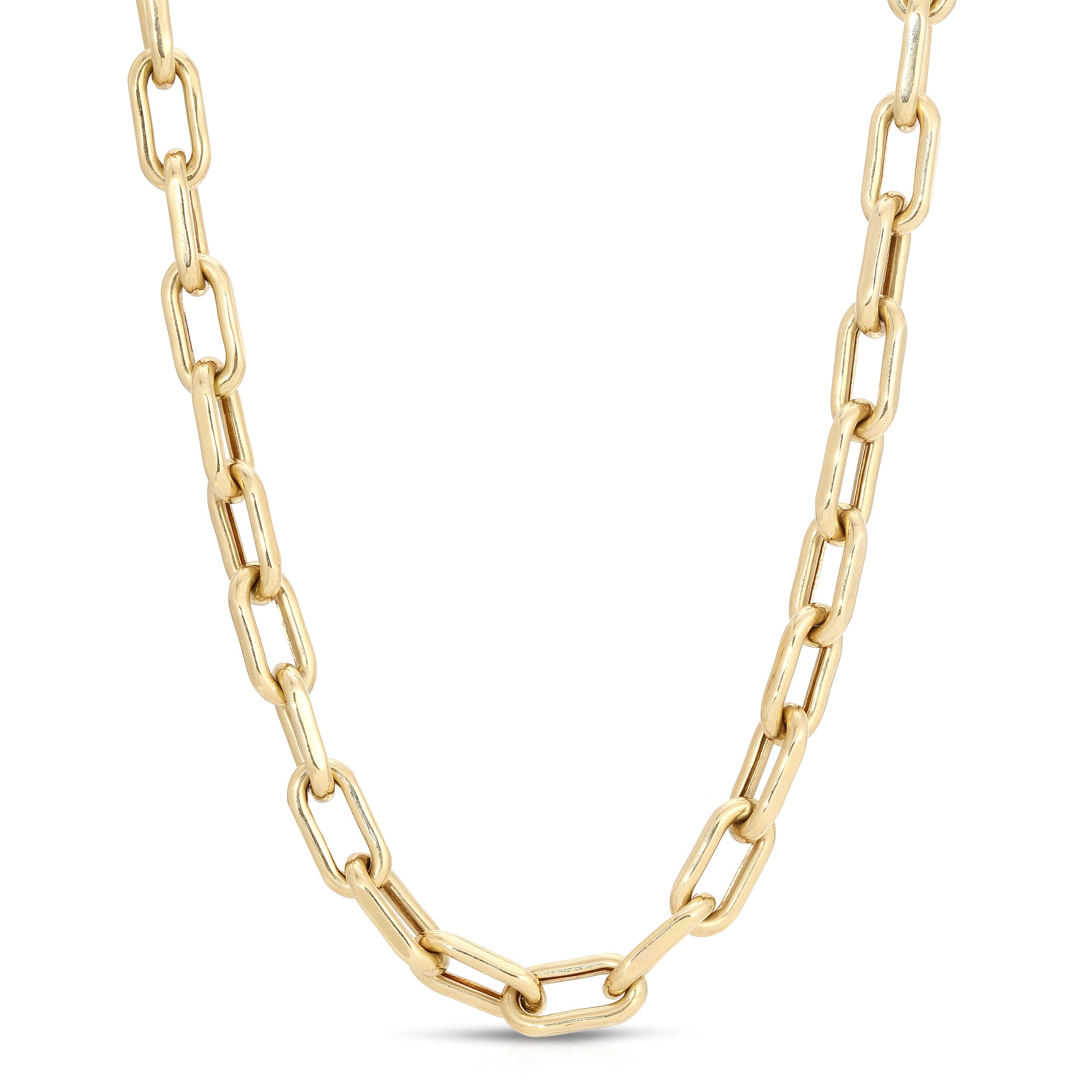 Classique Jumbo Open Link Chain Necklace-Necklaces-Mama Bijoux-[14kgold]-[diamonds]-[heirloom_quality]-MamaBijoux