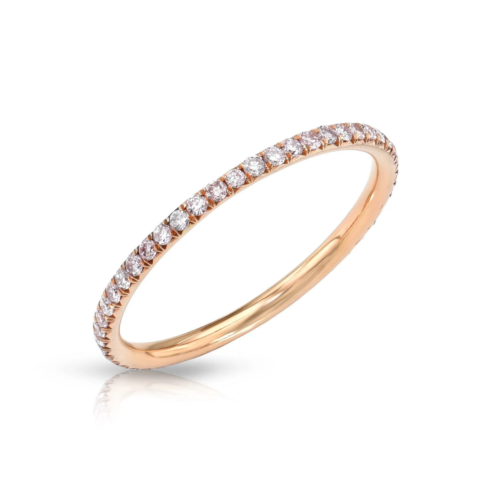 Couture French V-Cut Mini Eternity Band-Rings-Mama Bijoux-[14kgold]-[diamonds]-[heirloom_quality]-MamaBijoux