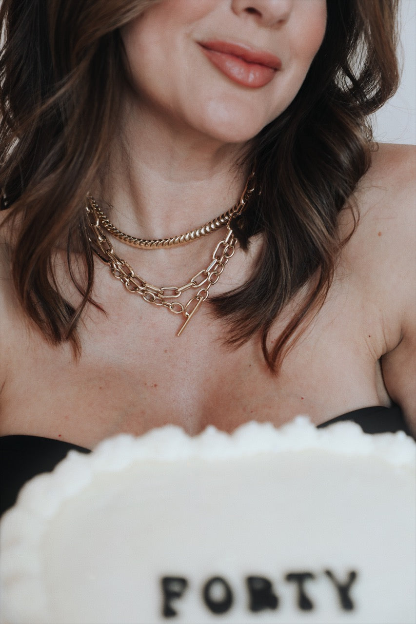 Crescent Moon Chunky Chain Necklace-Necklaces-Mama Bijoux-[14kgold]-[diamonds]-[heirloom_quality]-MamaBijoux