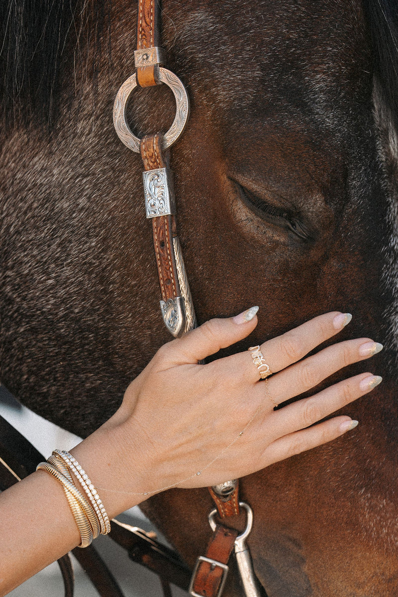 Parisian Cowgirl Gold & Diamond Ring