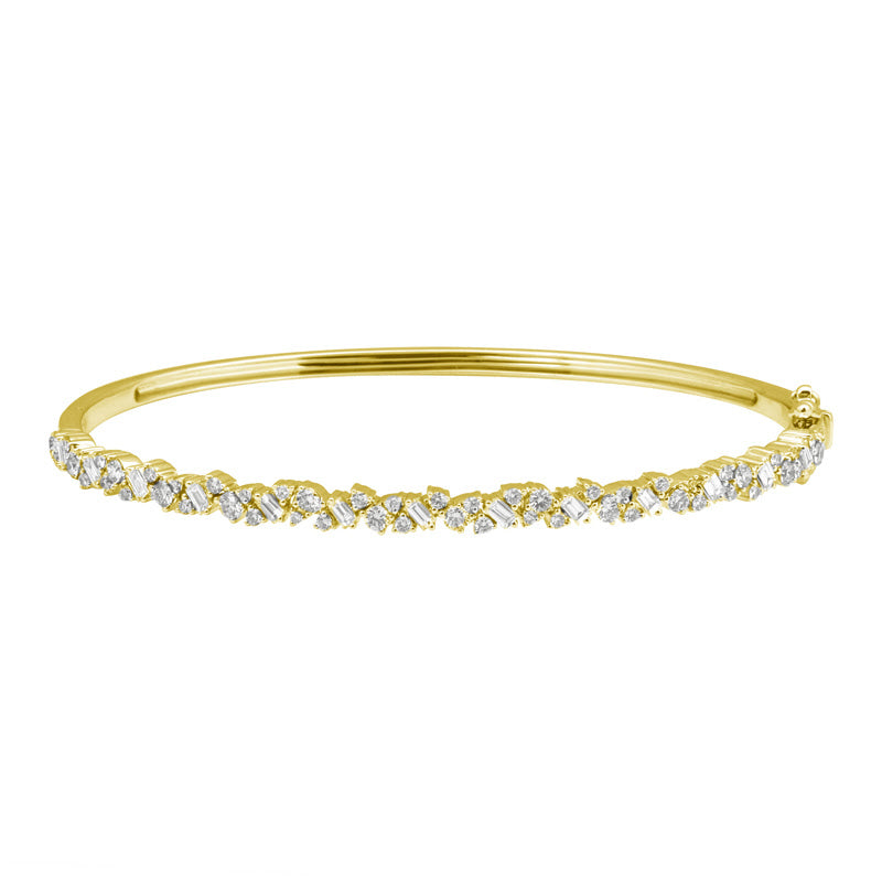 Diamond Confetti Bangle-Bracelets-Mama Bijoux-[14kgold]-[diamonds]-[heirloom_quality]-MamaBijoux