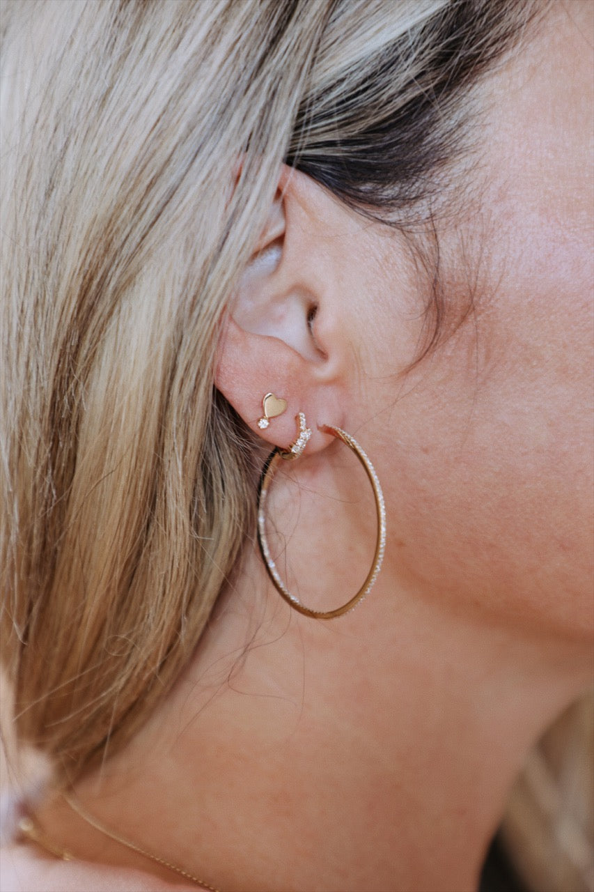 Diamond Criss Cross Huggies-Earrings-Mama Bijoux-[14kgold]-[diamonds]-[heirloom_quality]-MamaBijoux