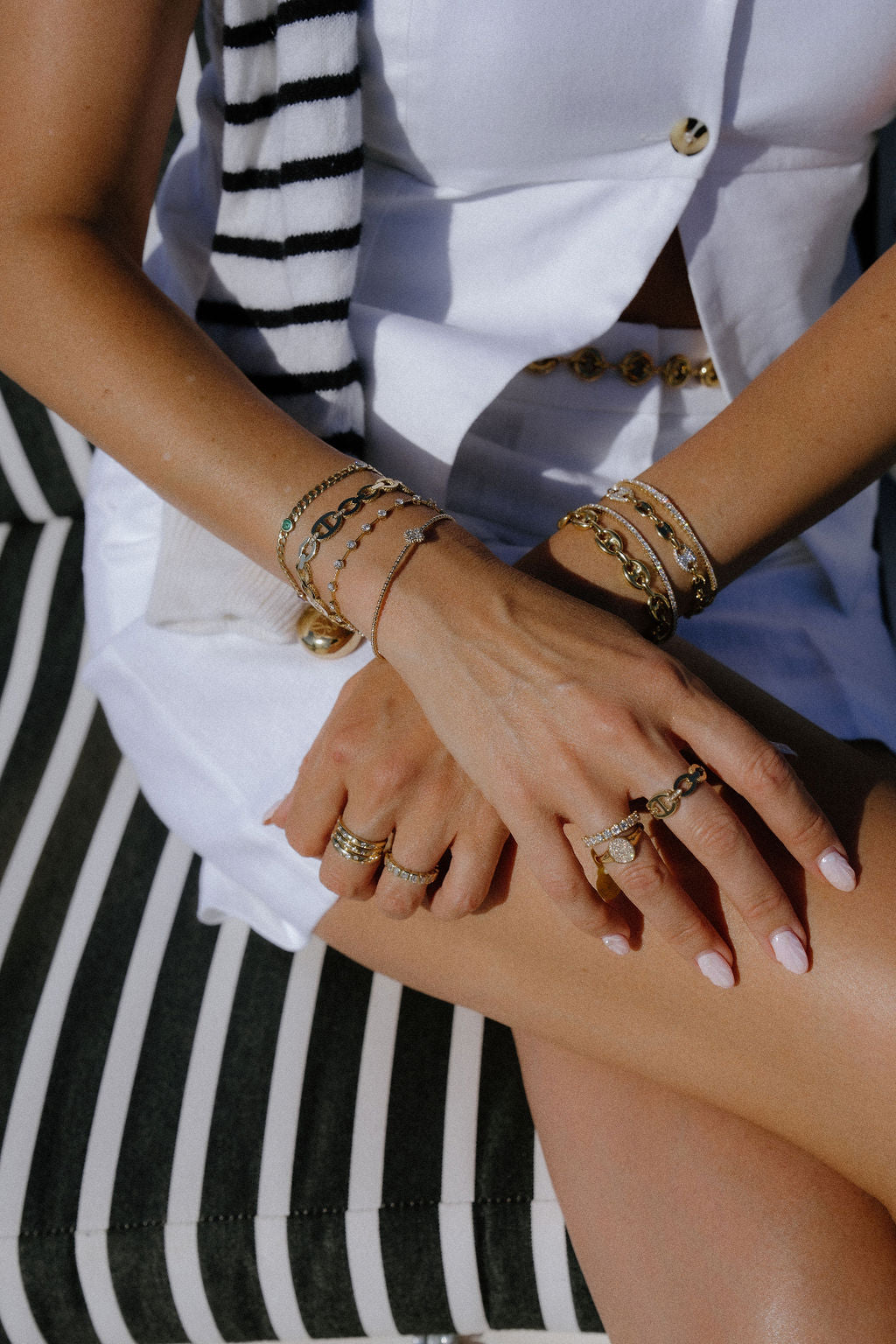 Diamond Four Leaf Clover Flexible Bangle-Bracelets-Mama Bijoux-[14kgold]-[diamonds]-[heirloom_quality]-MamaBijoux