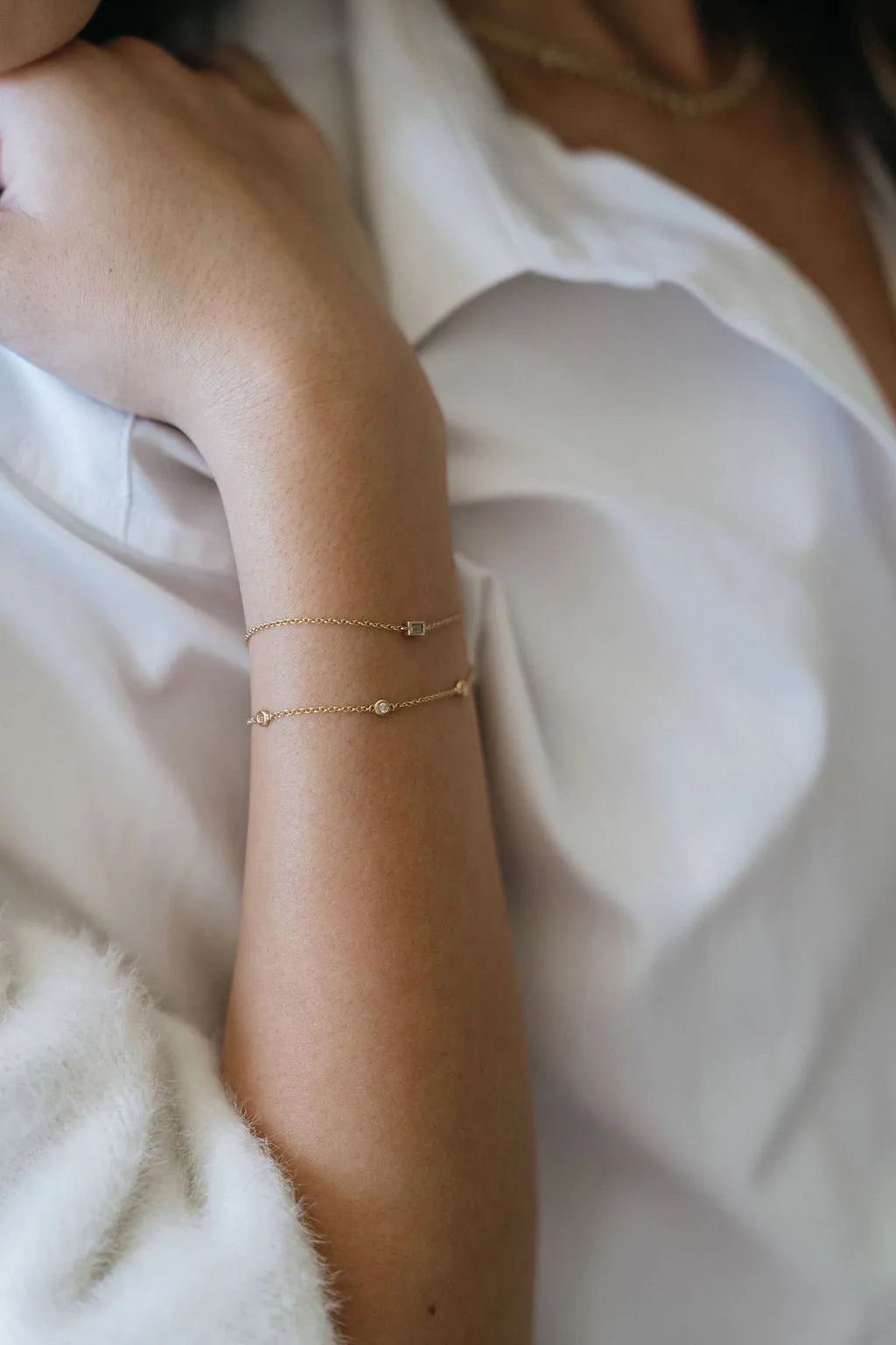 Diamonds by The Yard Bracelet-Bracelets-Mama Bijoux-[14kgold]-[diamonds]-[heirloom_quality]-MamaBijoux