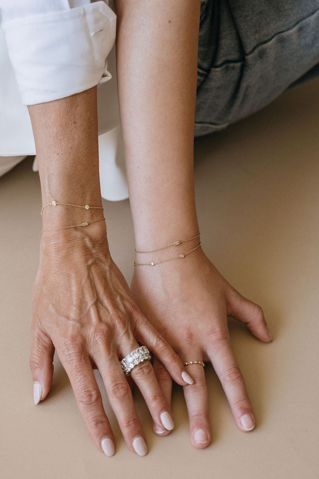 Diamonds by The Yard Bracelet-Bracelets-Mama Bijoux-[14kgold]-[diamonds]-[heirloom_quality]-MamaBijoux