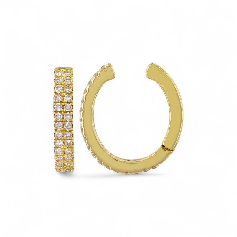 Mama Bijoux fine jewelry ear cuff 14k yellow gold 