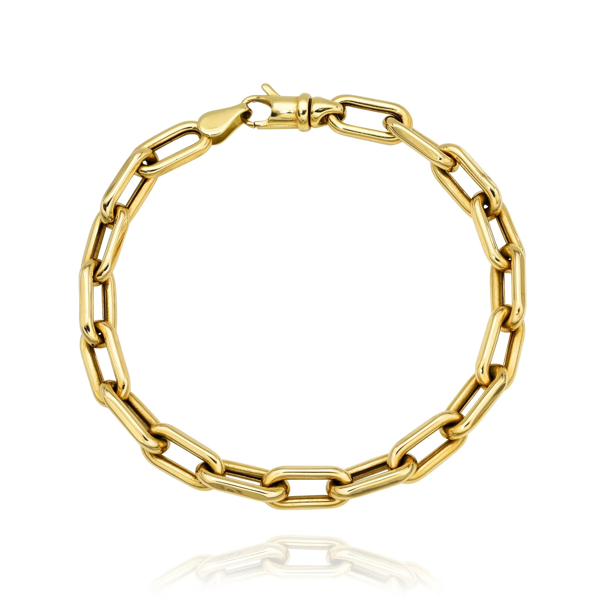 Medium Open Link Chain Bracelet-Mama Bijoux