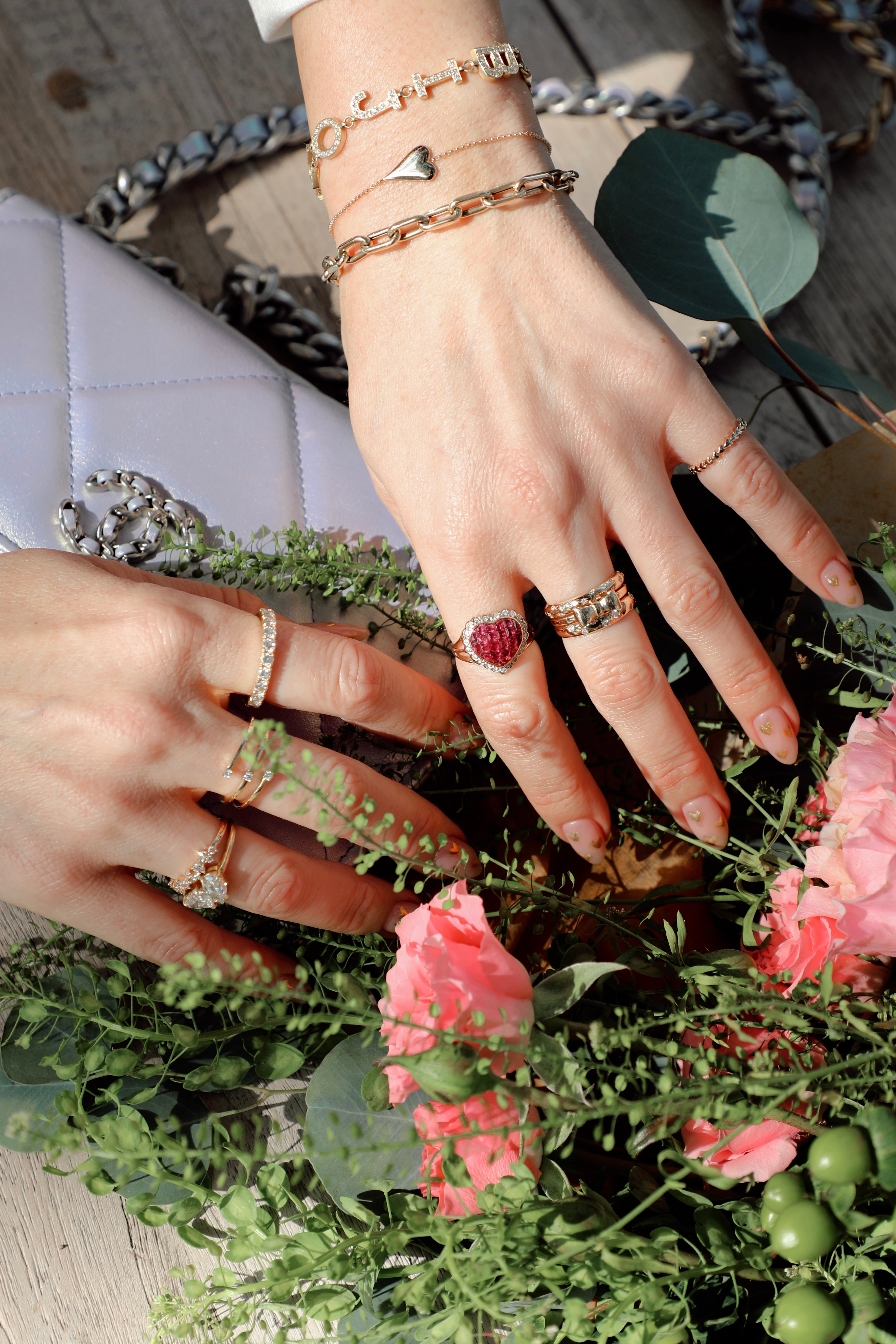 Gold Bow Ring-Rings-Mama Bijoux-[14kgold]-[diamonds]-[heirloom_quality]-MamaBijoux