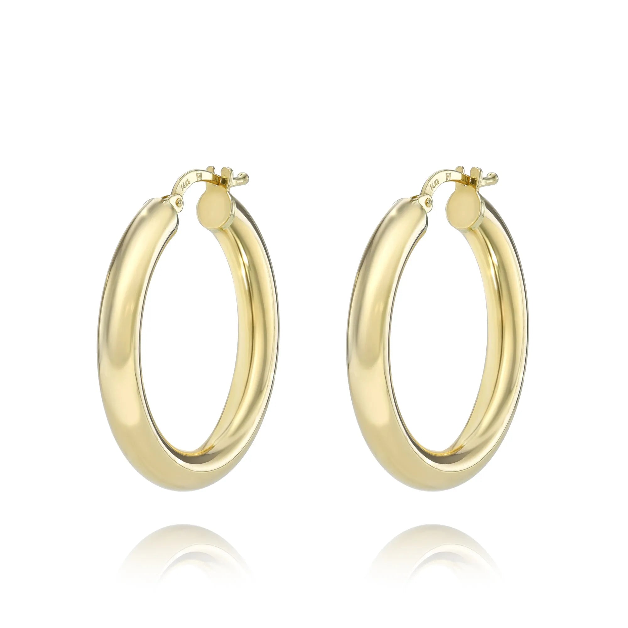 Hailey Toujours Hoops-Earrings-Mama Bijoux-[14kgold]-[diamonds]-[heirloom_quality]-MamaBijoux