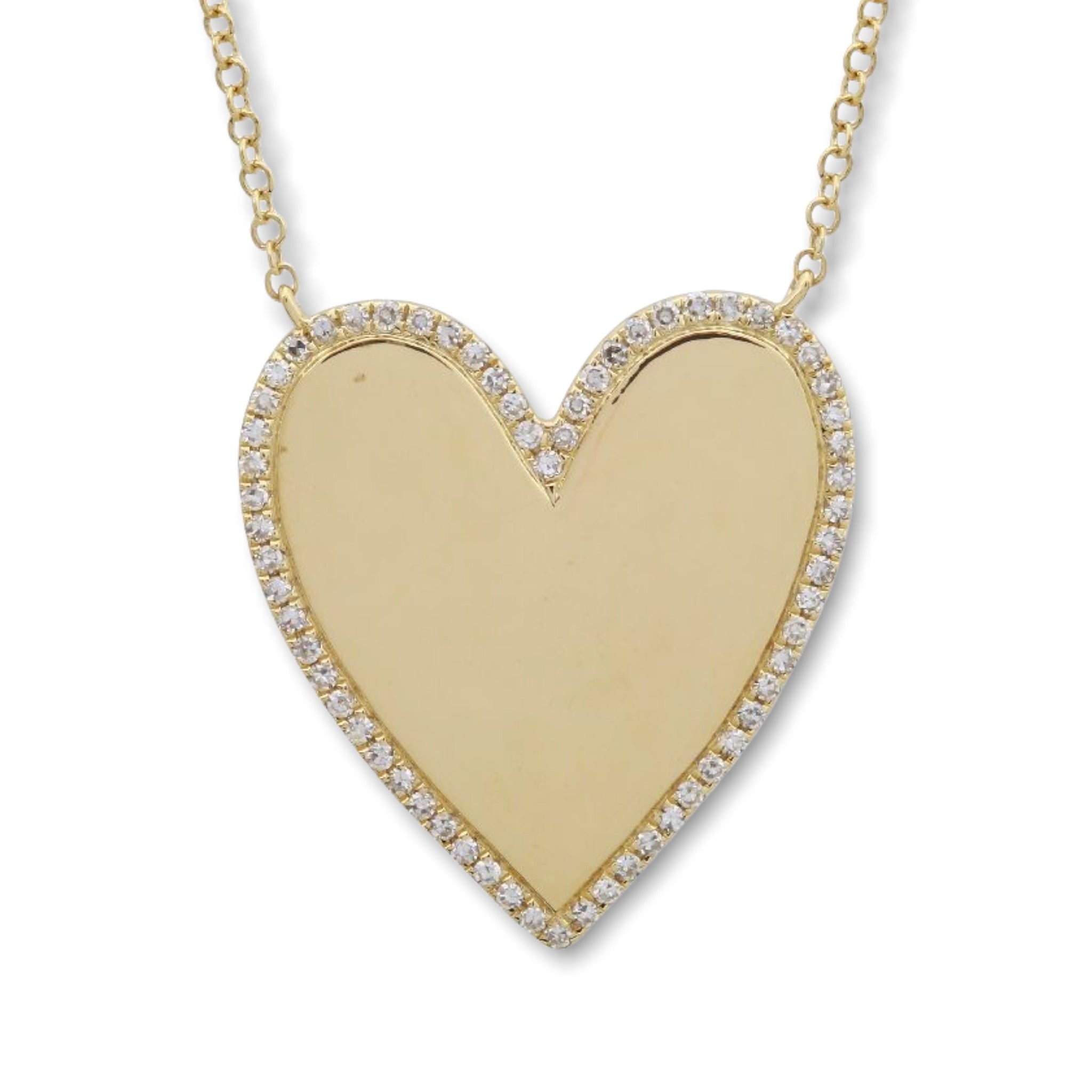 Heart of Gold Necklace-Necklaces-Mama Bijoux-[14kgold]-[diamonds]-[heirloom_quality]-MamaBijoux