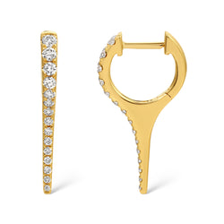 Mini Bijoux Needle Diamond Earrings