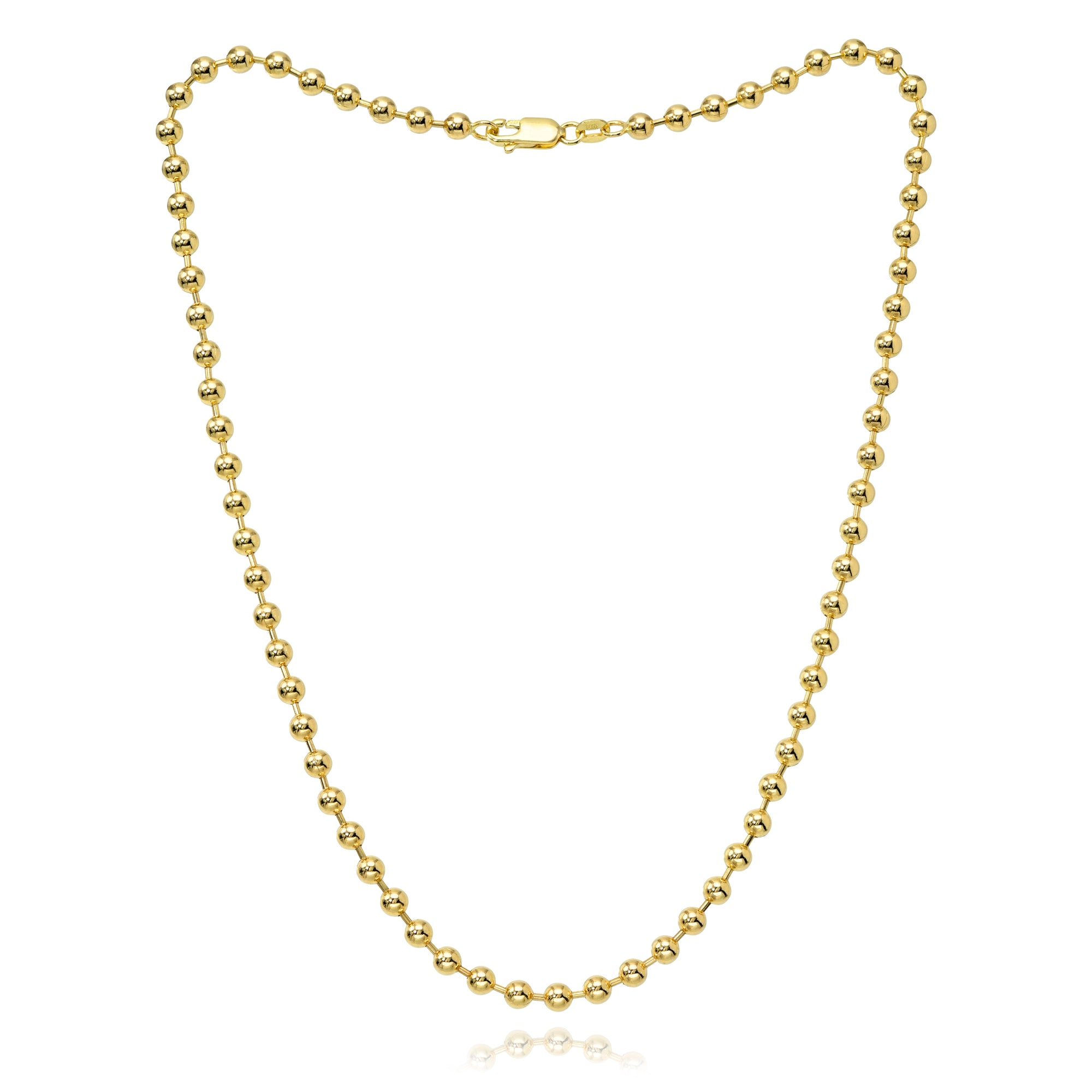 Jumbo 14k Gold Ball Chain