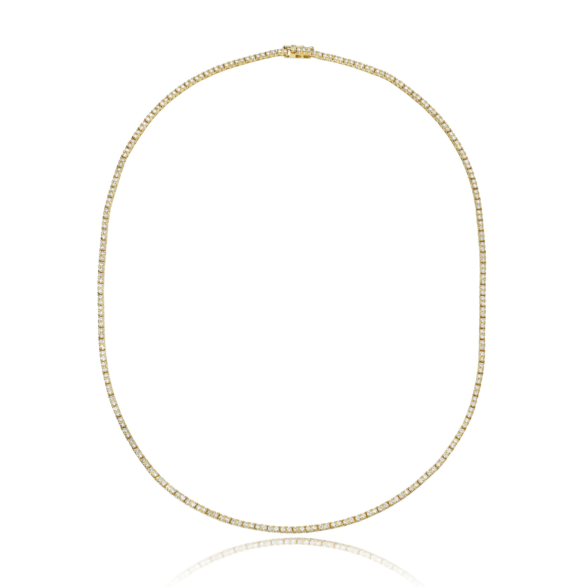 Mini Riviera Diamond Tennis Necklace