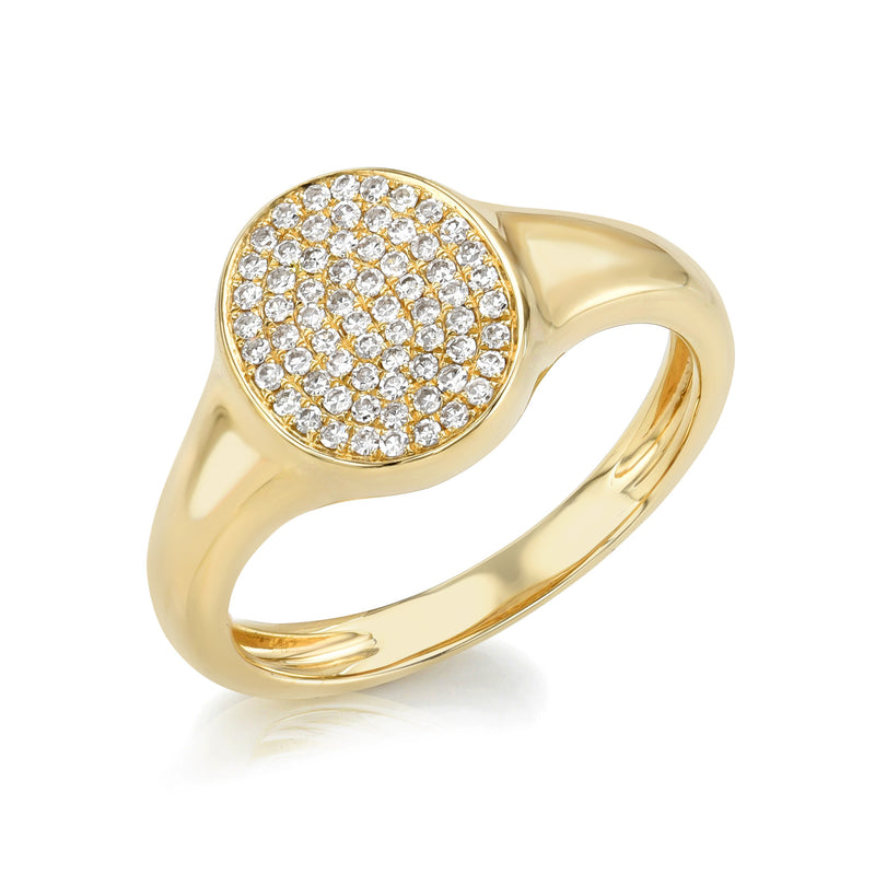 Diamond Signet Ring — EF Collection®