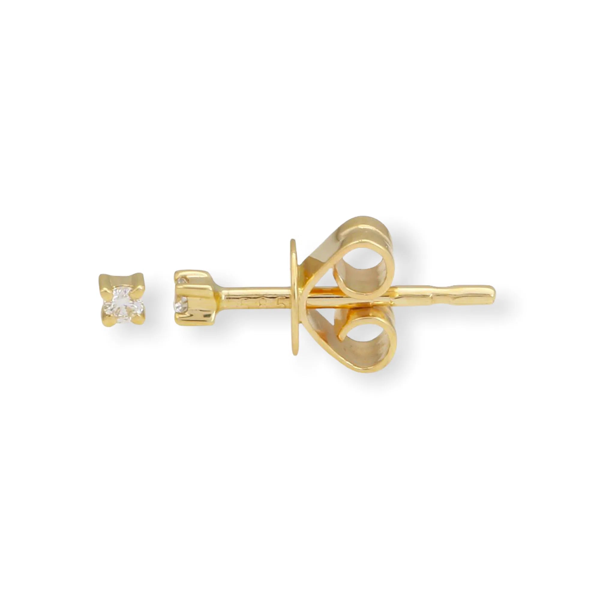 Itty Bitty Diamond Studs-Earrings-Mama Bijoux-[14kgold]-[diamonds]-[heirloom_quality]-MamaBijoux