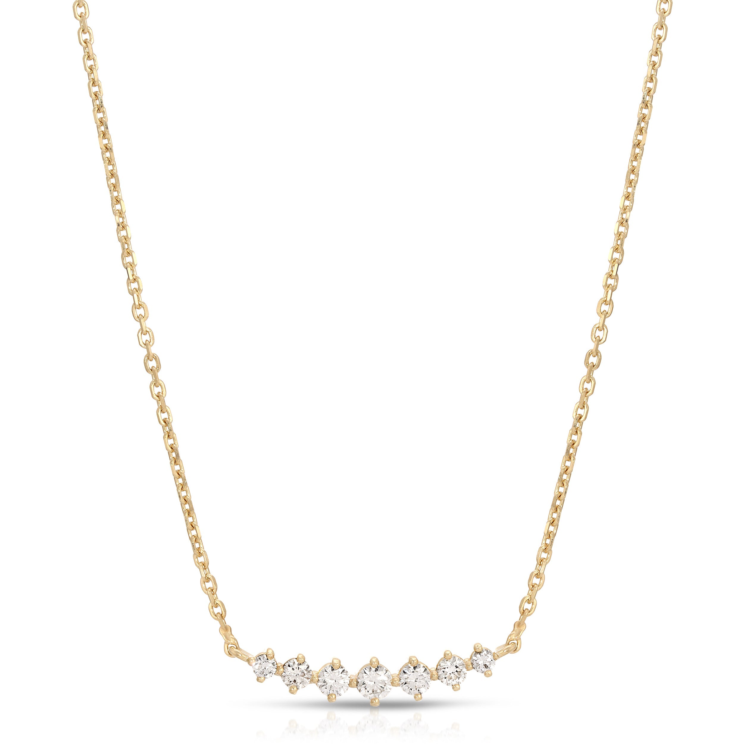 La Princesse Grande - Round Diamond Necklace-Mama Bijoux-[14kgold]-[diamonds]-[heirloom_quality]-MamaBijoux