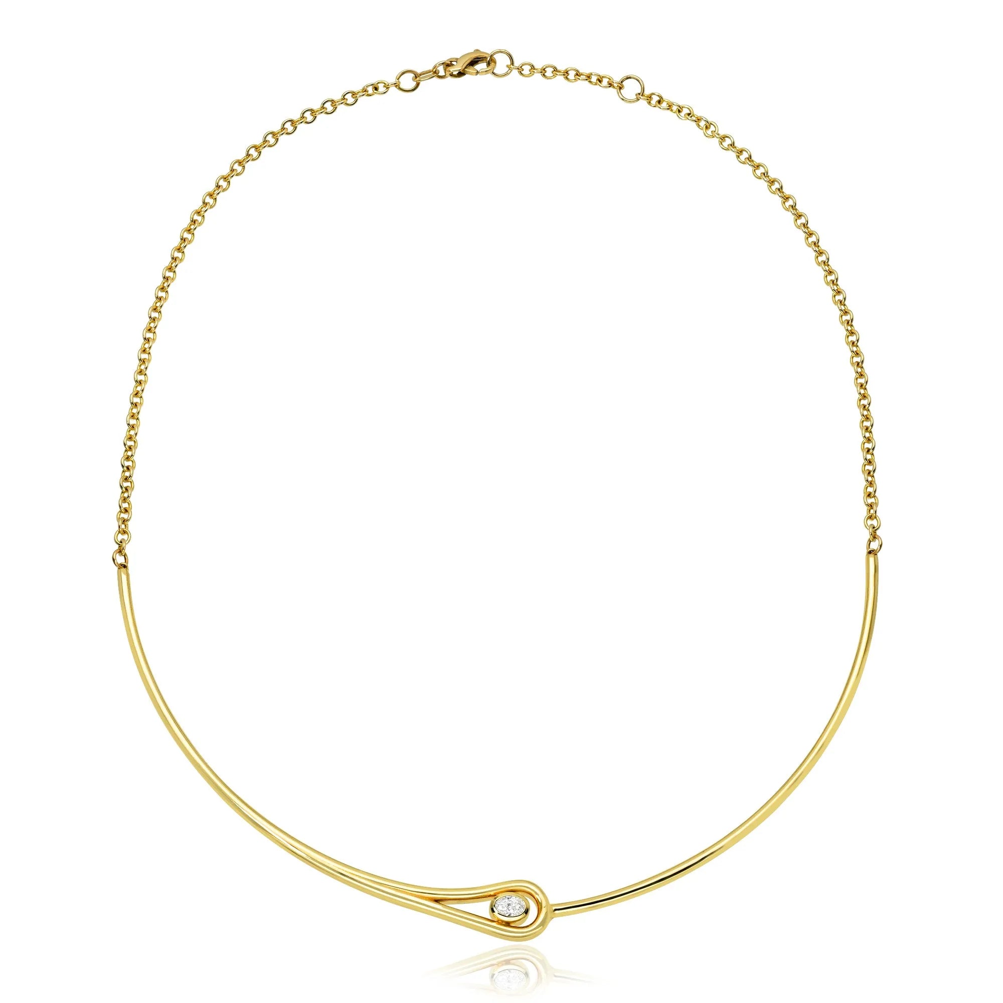 Lasso Collar Necklace-Necklaces-Mama Bijoux