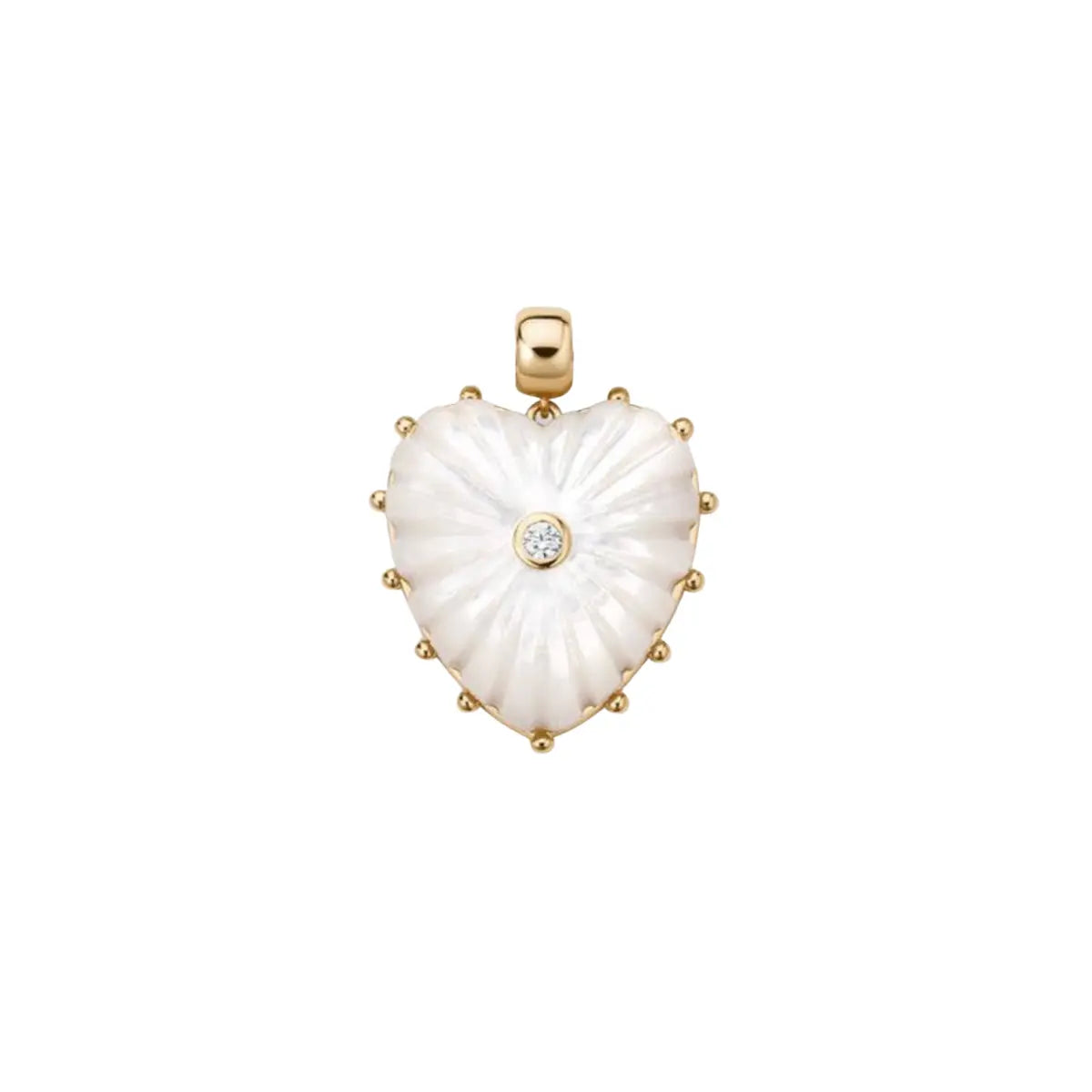 Malene Mother Of Pearl Bail Charm Mama Bijoux Fine Jewelry 