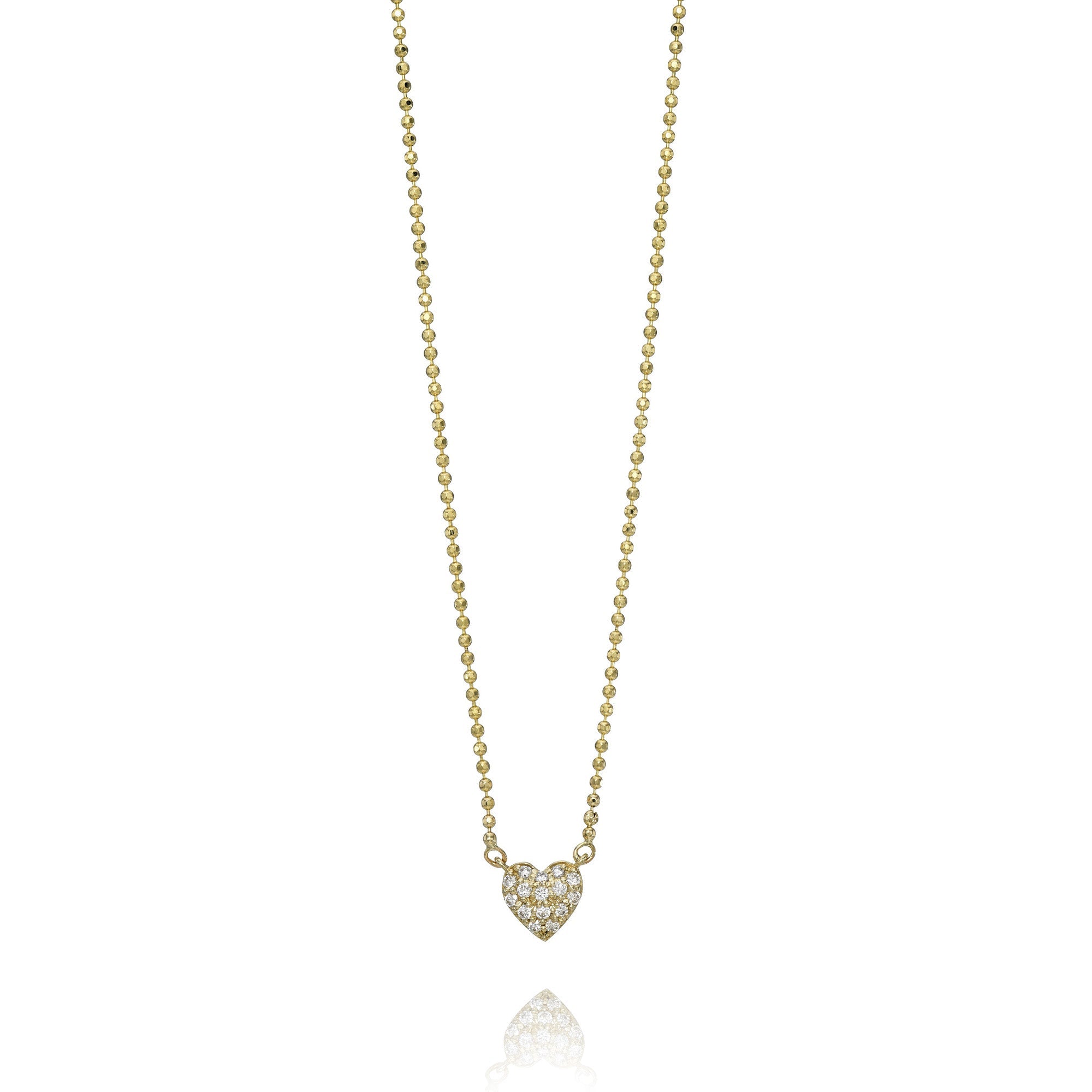 Mama Bijoux Diamond Heart Necklace (Mama Size)-Necklaces-Mama Bijoux-[14kgold]-[diamonds]-[heirloom_quality]-MamaBijoux