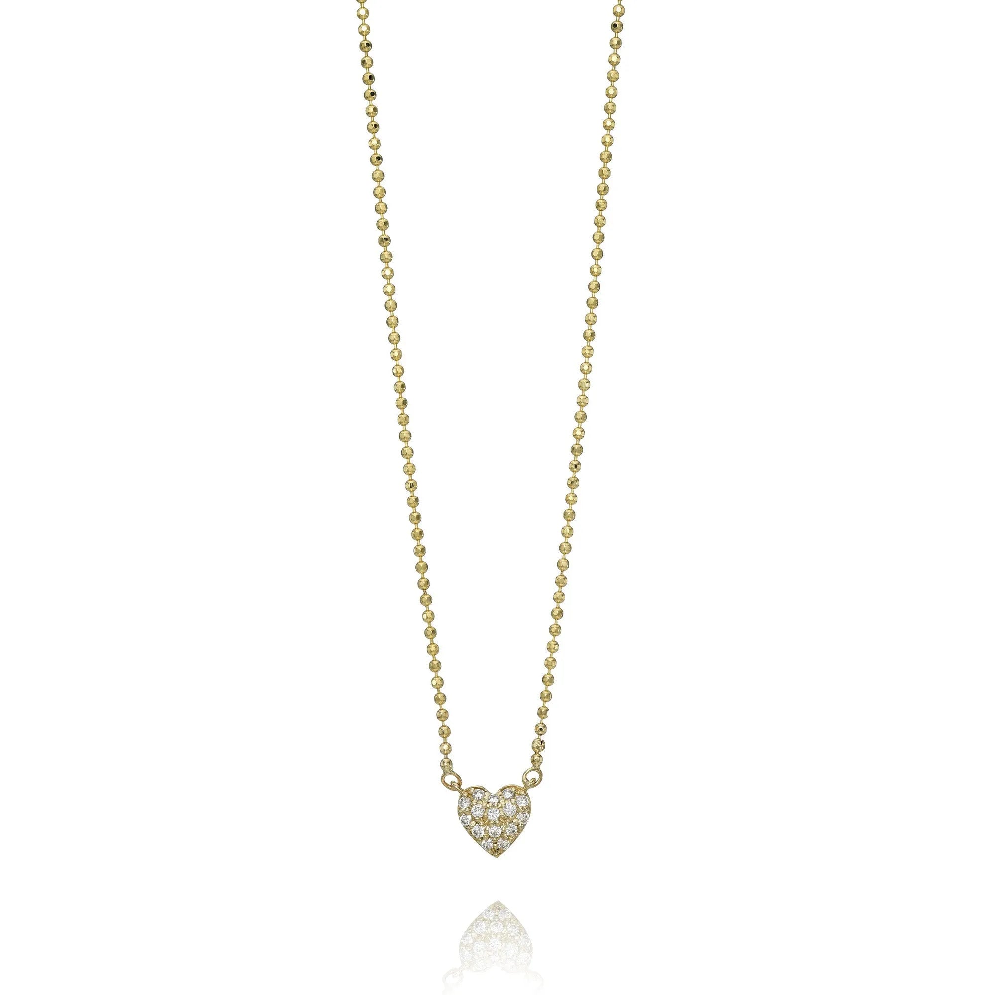 Mama Bijoux Diamond Heart Necklace (Mama Size)-Necklaces-Mama Bijoux-[14kgold]-[diamonds]-[heirloom_quality]-MamaBijoux