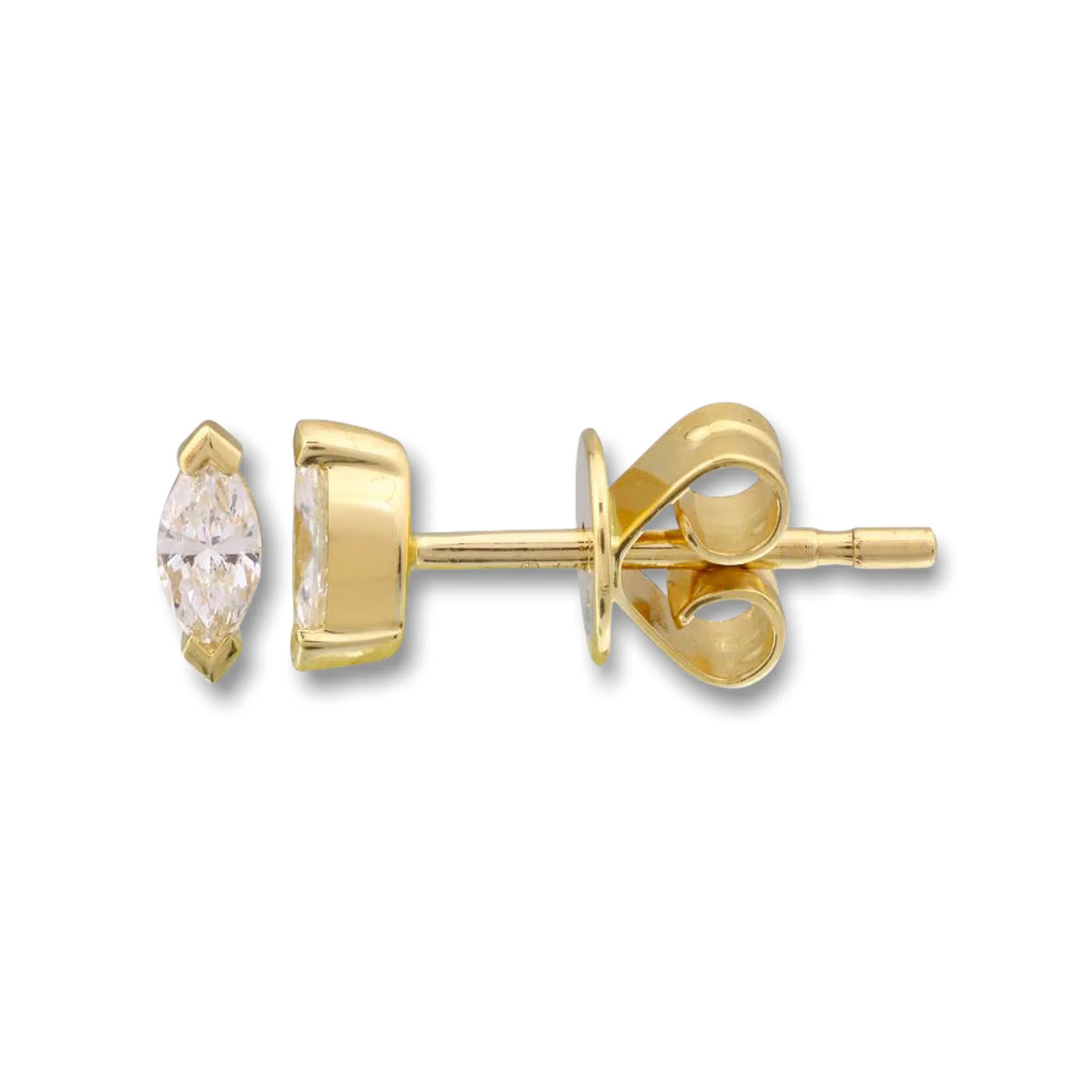 Marquise Diamond Studs-Earrings-Mama Bijoux-[14kgold]-[diamonds]-[heirloom_quality]-MamaBijoux