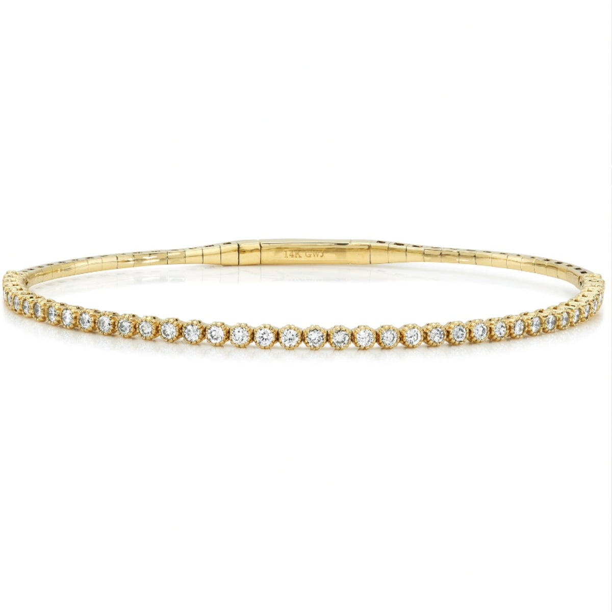 diamond tennis bracelet flexible diamond bangle 