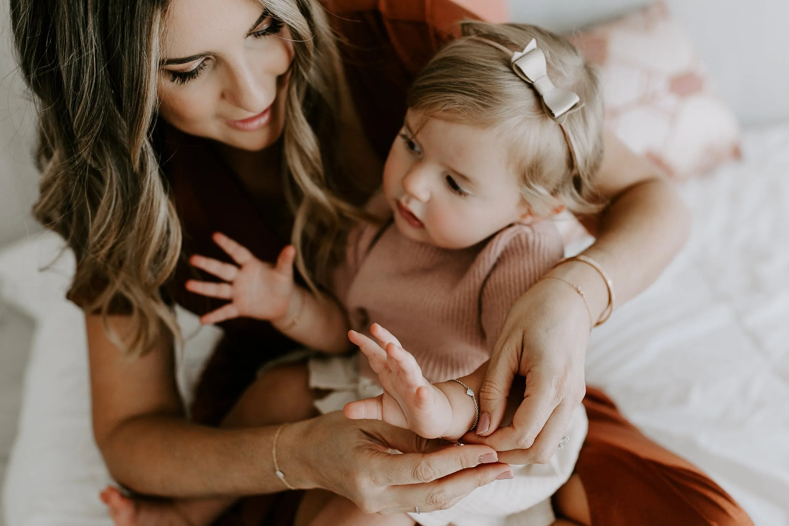 Heart Bracelet Mommy Baby Bracelets Matching Mother And Daughter