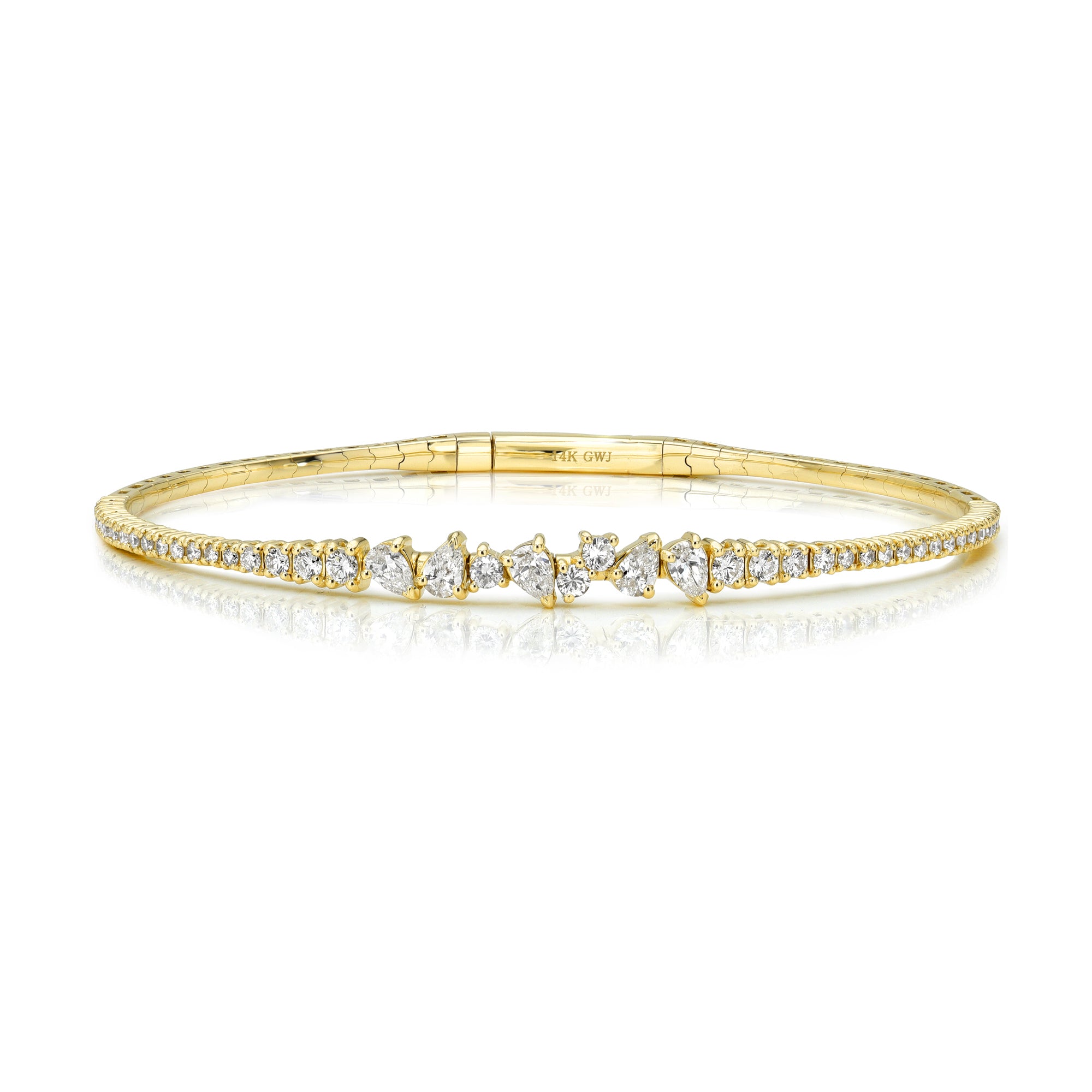 Mulit Diamond Bracelet Tennis Bangle Mama Bijoux Fine Jewelry 