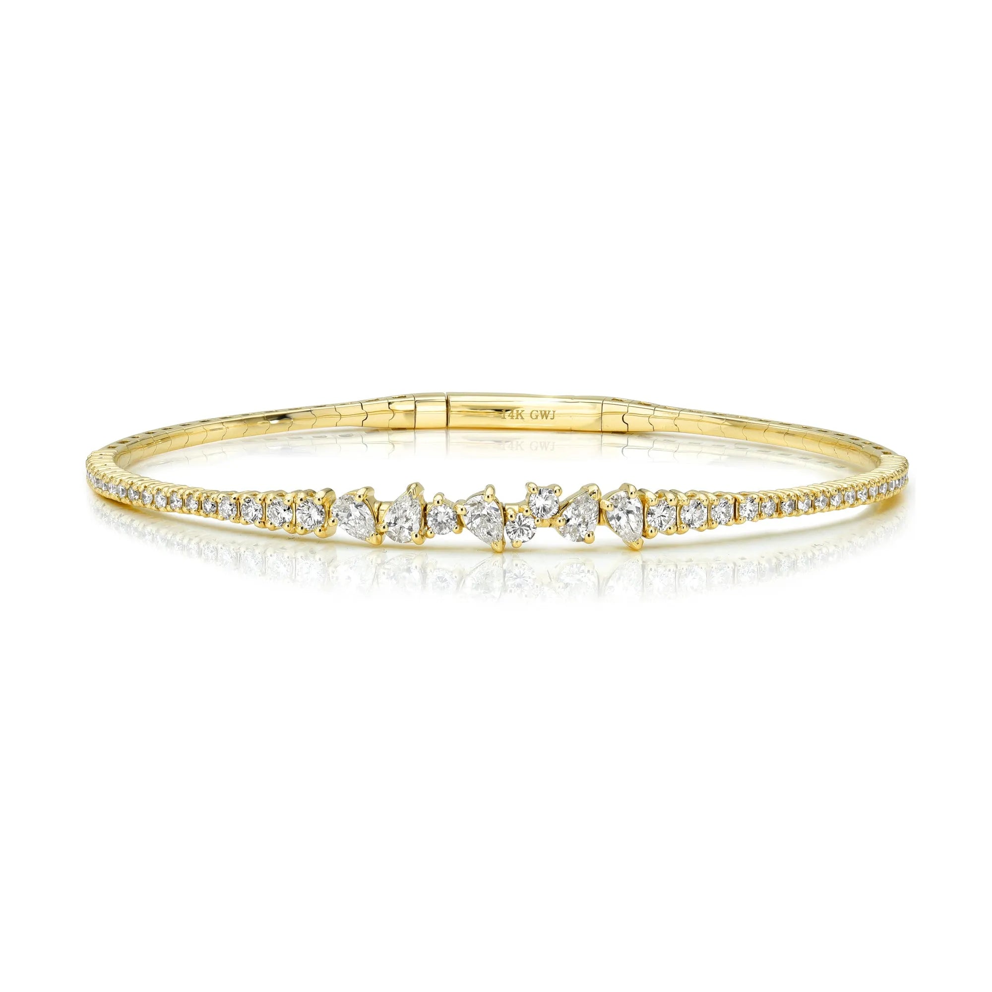 Mulit Diamond Bracelet Tennis Bangle Mama Bijoux Fine Jewelry 