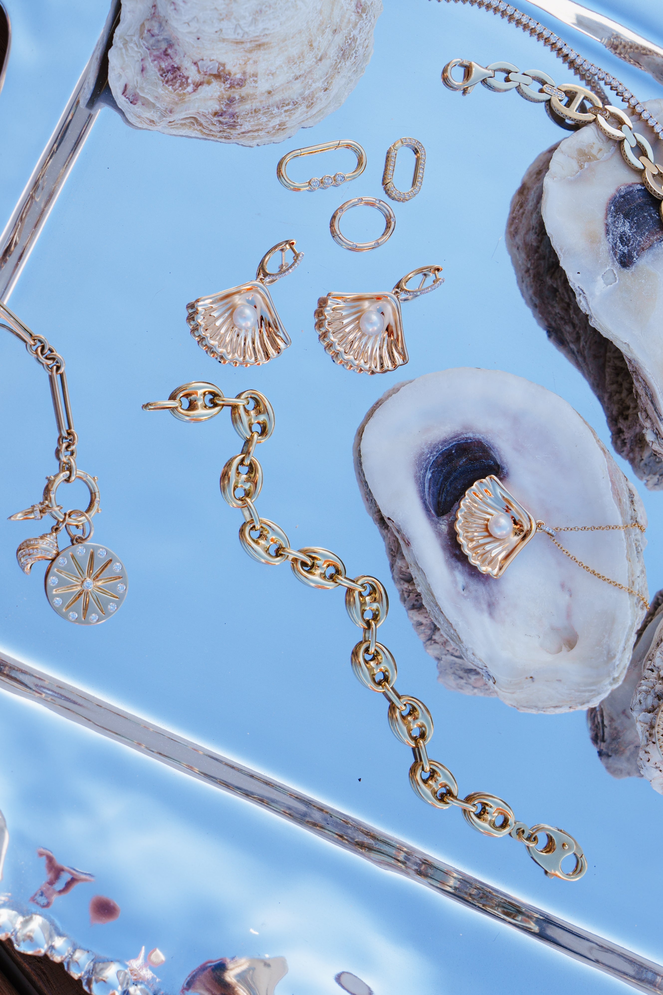 Pearl Open Shell Necklace