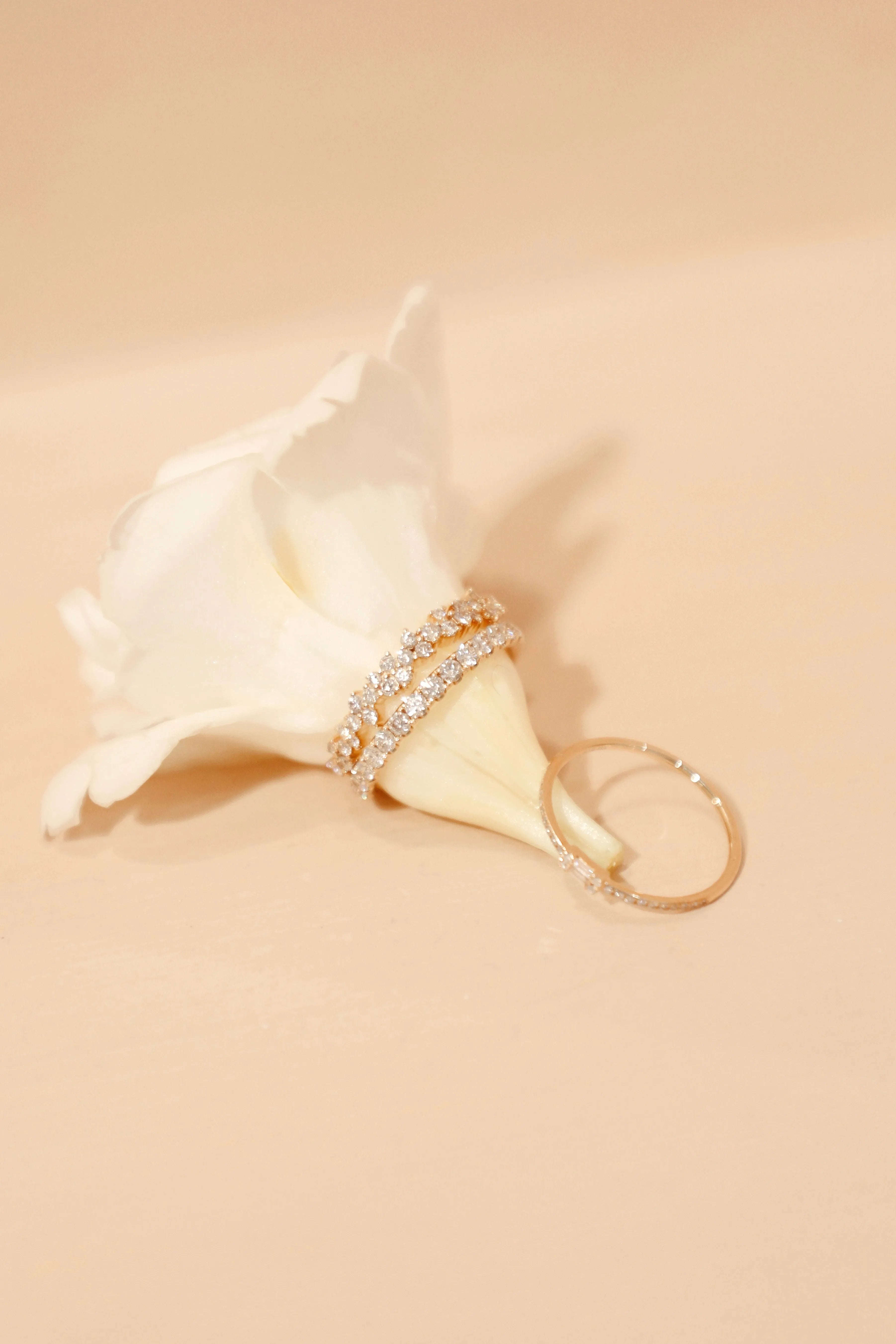 U Set Diamond Half Band (Larger Diamonds)-Rings-Mama Bijoux-[14kgold]-[diamonds]-[heirloom_quality]-MamaBijoux