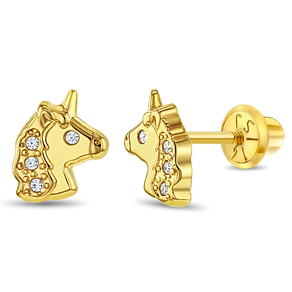 Unicorn CZ Studs-Earrings-Mama Bijoux-[14kgold]-[diamonds]-[heirloom_quality]-MamaBijoux