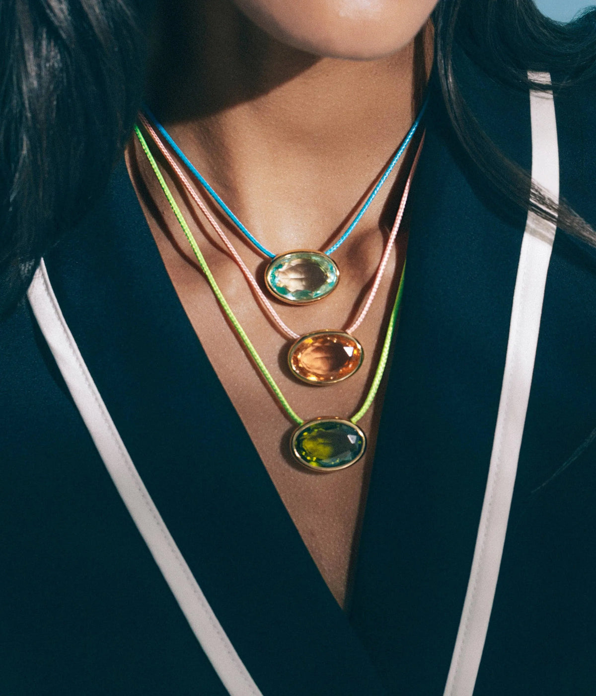 Marisol Necklace in Rosaline-Necklaces-Mama Bijoux