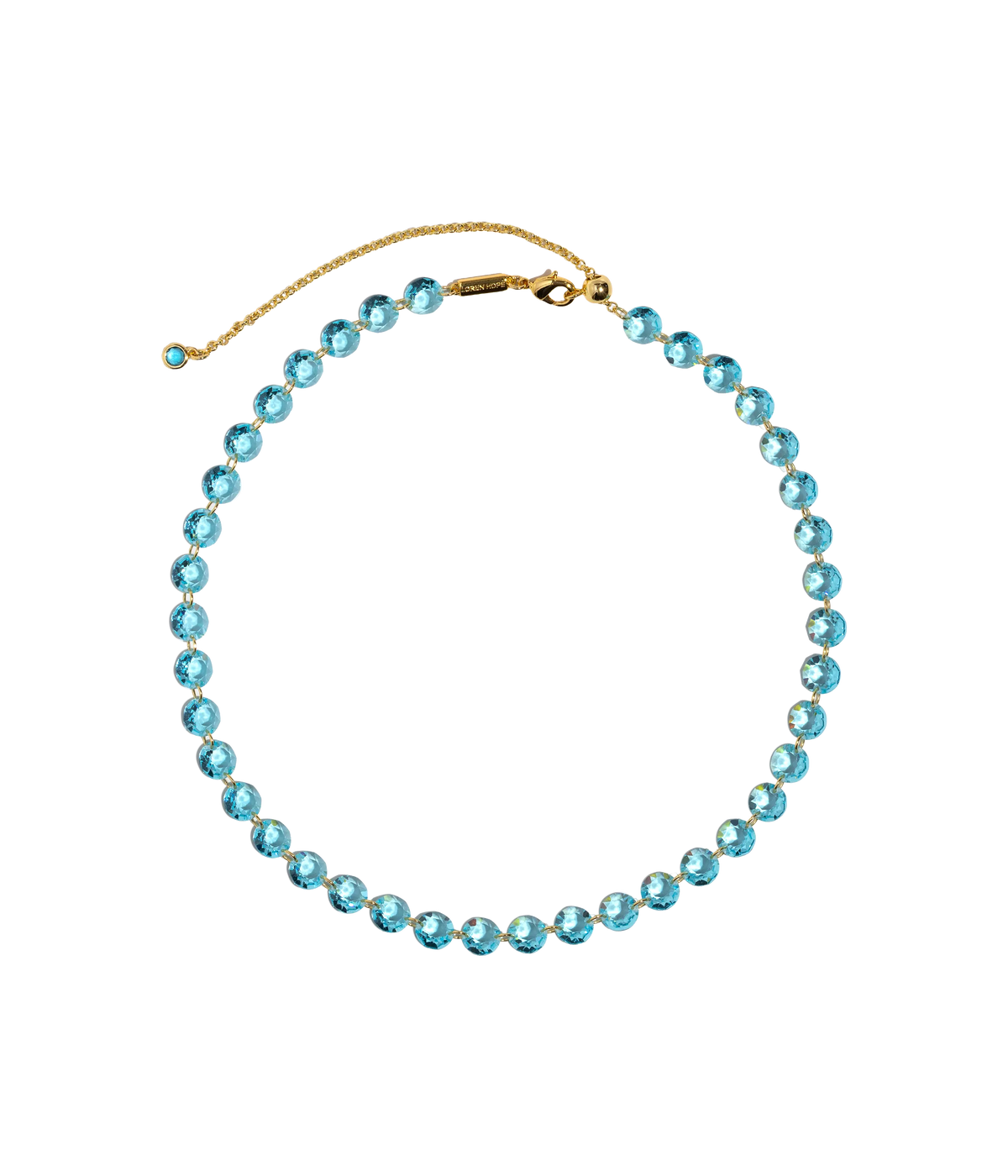 Avalon Necklace in Aqua-Necklaces-Mama Bijoux