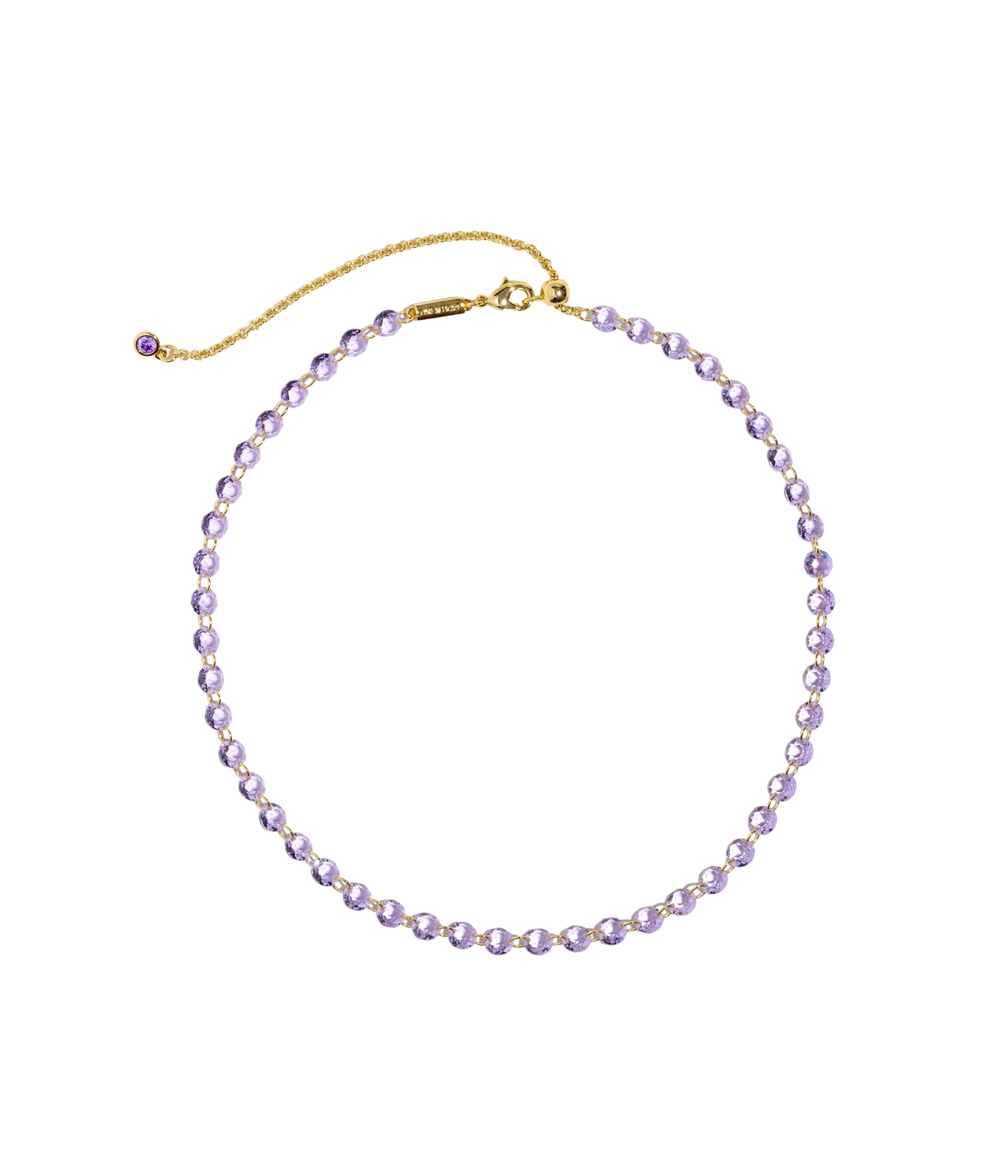 Avalon Necklace in Violet-Necklaces-Mama Bijoux