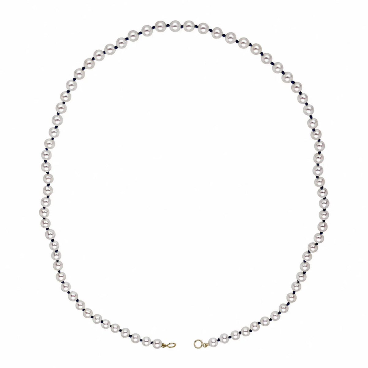 A silver-toned beaded necklace with small, polished round beads displayed on a clean white background.