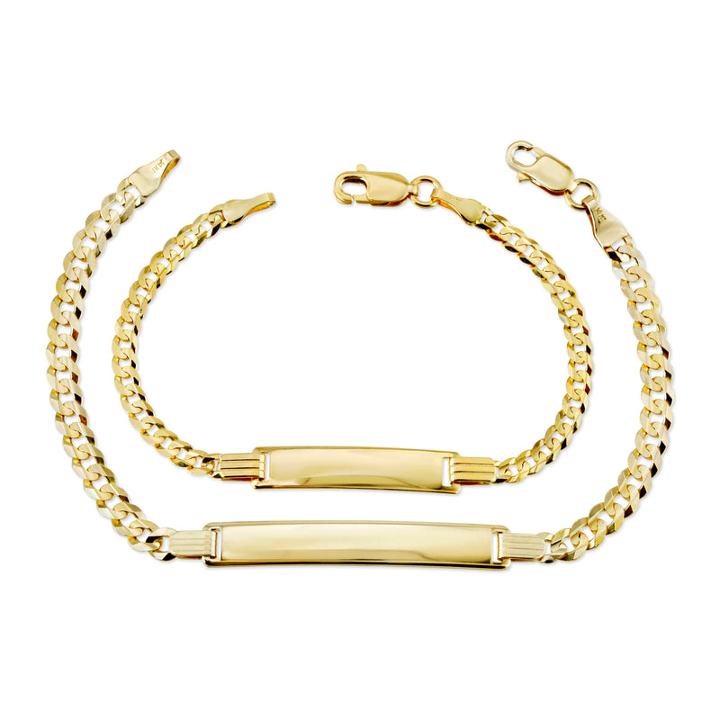 916 Gold 6mm Baby Fishbone Bracelet | Merlin Goldsmith