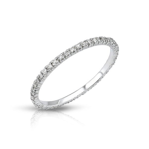 Small Four Prong Eternity Band