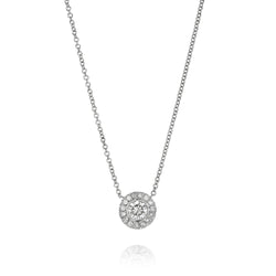 2 Carat Illusion Diamond Pendant Necklace (.60 ct)