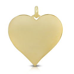 14k gold heart charm engraving gifts mommy and me Mother’s Day gift sentimental