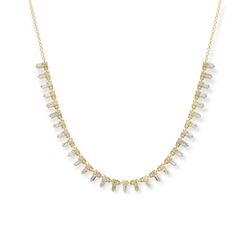 Dazzling Baguettes Diamond Necklace