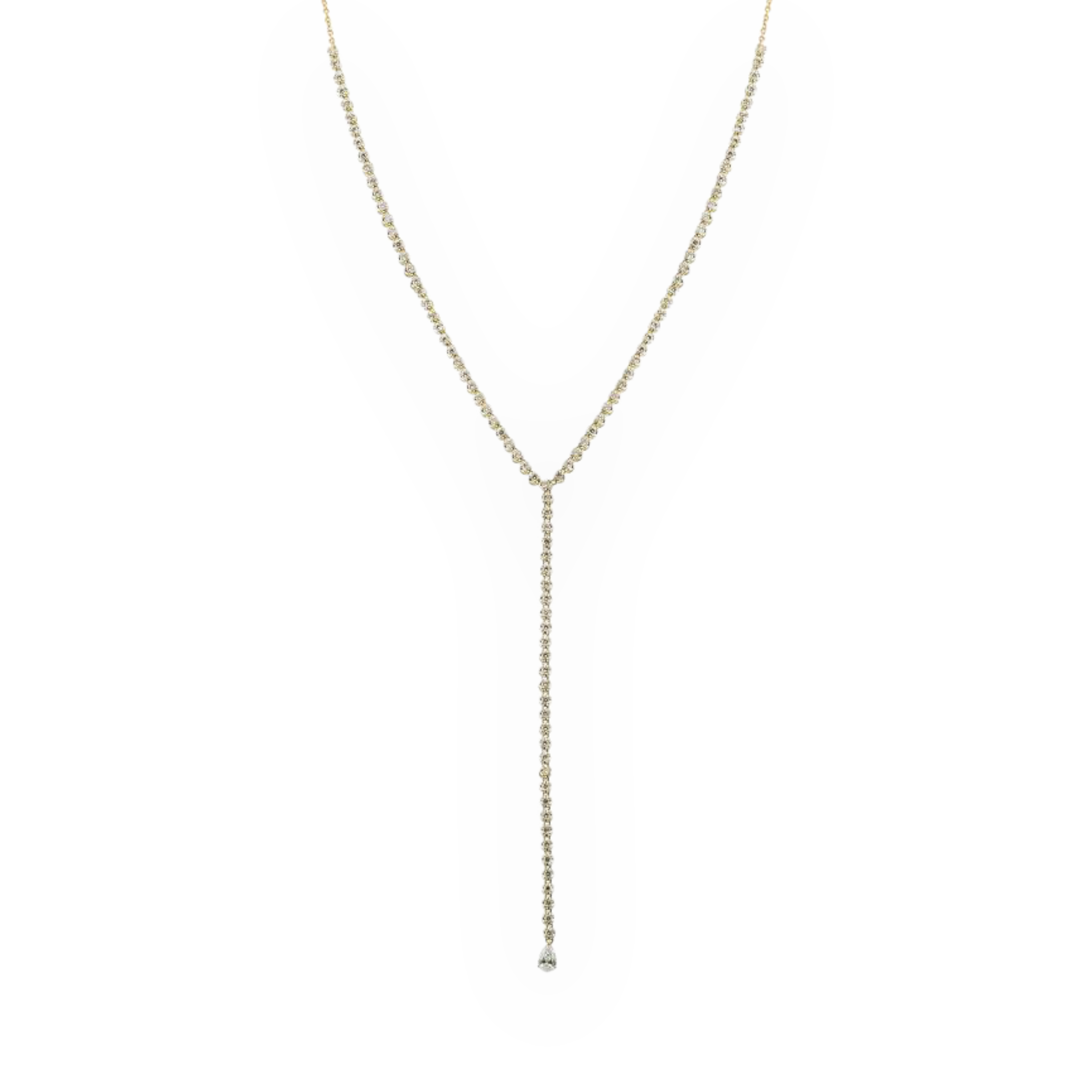 Y Not Shine Like A Diamond Crown Tennis Necklace