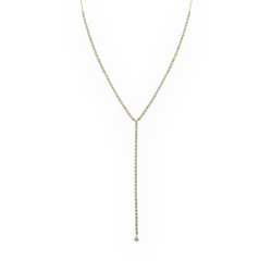 Y Not Shine Like A Diamond Crown Tennis Necklace