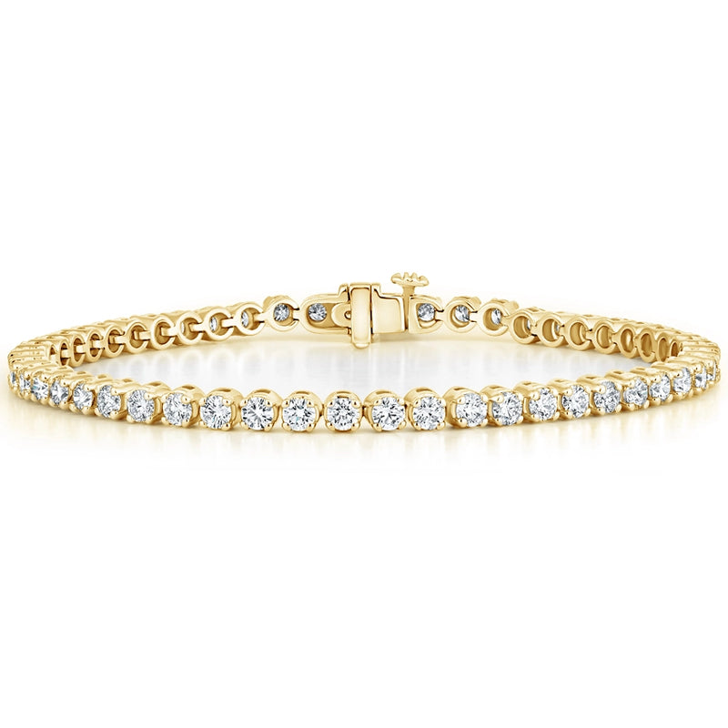 Men's Bracelet 3/4 ct tw Diamonds 10K Yellow Gold 8.25